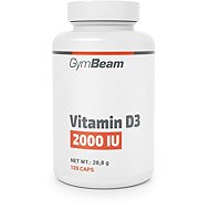 GymBeam Vitamin D3 2000 IU 120 capsules - Vitamin D3