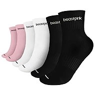 BeastPink Midhigh Socks 3Pack White Black Pink S - Socks