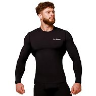 GymBeam Men's Long Sleeve Compression T-Shirt Mid Black XXXL - T-Shirt