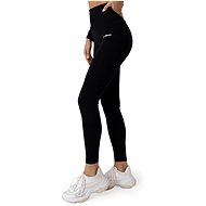 GymBeam Dámské legíny Ribbed FLO Black M - Leggings