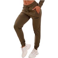GymBeam Dámské tepláky TRN olive L - Sweatpants