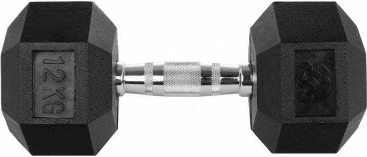 GymBeam Hexagonal Single Handle 12 kg - Dumbell