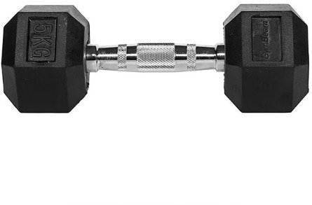 GymBeam Hexagonal Single Handle 5 kg - Dumbell
