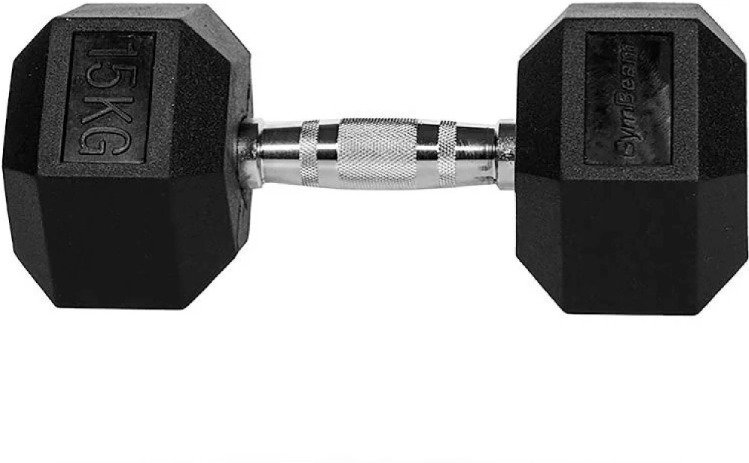 GymBeam Hexagonal Single Arm 15 kg - Dumbell