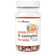 GymBeam B-complex, sucking tablets for children apricot 120 tablets - B Complex