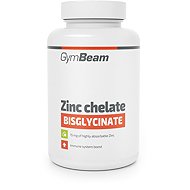 GymBeam Zinc Chelate (Bisglycinate) 180 capsules - Zinc