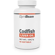 GymBeam Cod Liver Oil 90 capsules - Omega 3