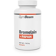 GymBeam Bromelain Papain 90 capsules - Digestive Enzymes