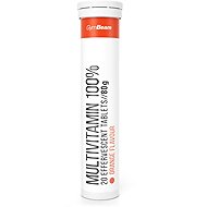 GymBeam Multivitamín 100% šumivý pomeranč 20 tablet - Multivitamin