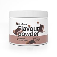 GymBeam Flavour powder chocolate with chocolate chips 250 g - Sweetener
