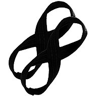 GymBeam Figure 8 Black L - Lifting Straps