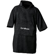 GymBeam Terry Black - Towel Poncho
