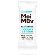 GymBeam MoiMüv 60 g, cookies & cream - Protein Bar