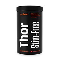 GymBeam Thor Stim-free 420 g, strawberry and kiwi - Pre-Workout Supplement