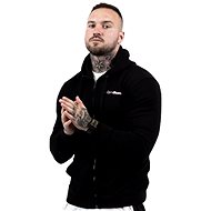 GymBeam Men's Sweatshirt Zipper Hoodie Black - Sweatshirt