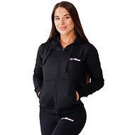 GymBeam Women's Zipper Hoodie Black S - Sweatshirt