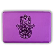 YOGGYS - Yoga brick purple HAMSA - Yoga Block
