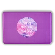 YOGGYS - Yoga brick purple EVERY MOMENT MATTERS - Yoga Block