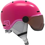Salomon Grom Visor - pink M - Ski Helmet