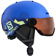 Salomon Grom Visor - blue M - Ski Helmet