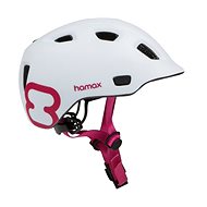 Hamax Thundercap Street White / Pink Straps - Bike Helmet