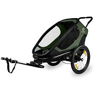 HAMAX Outback One - single-seater wheelchair + pushchair set - Green/Black, reclining - Child Bicycle Trailer