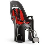 HAMAX Cycling seat with lockable lock Zenith grey/red - Children's Bike Seat