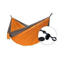 SET- Camping hammock (orange)+Tree strap - Hammock