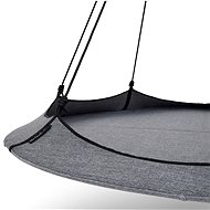 Swing Hangout Pod grey (black ropes) - Hammock