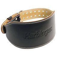 Harbinger belt 6", Leather Padded L - Weightlifting Belt
