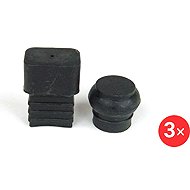 Hejduk Hockey stick end cap rubber round 3 pcs - Hockey Stick Butt End