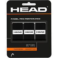 Head Padel Pro Perforated 3 pcs black - Tennis Racket Grip Tape