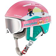HEAD Maja Paw set XXS, pink - Ski Helmet