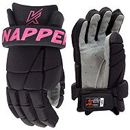 Knapper AK3 JR Junior, black and pink, 12", HS23 - Ball Hockey Gloves