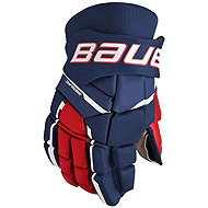 Bauer Supreme M3 S23 INT Intermediate, dark blue-red-white, BA25 - Hockey Gloves