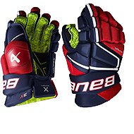 Bauer Vapor 3X S22 JR Junior, 10", dark blue-red-white, BA24 - Hockey Gloves