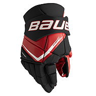 Bauer Vapor Fly40 S25 INT black-red, Intermediate, 12", BA25 - Hockey Gloves