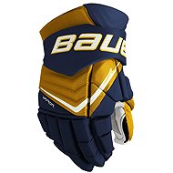 Bauer Vapor FlyLite S25 INT dark blue-yellow, Intermediate, BA25 - Hockey Gloves