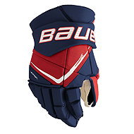 Bauer Vapor FlyPro S25 INT dark blue-red-white, Intermediate, BA25 - Hockey Gloves
