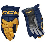 CCM Jetspeed FT8 SR dark blue-yellow, Senior, CCM25 - Hockey Gloves