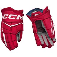 CCM Jetspeed FT880 JR red and white, Junior, 10", CCM25 - Hockey Gloves