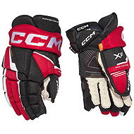 CCM Tacks XF JR Junior, black-red-white, CCM25 - Hockey Gloves