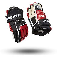 Sherwood Code Encrypt 2 SR Senior, black-red-white, 13", SW25 - Hockey Gloves