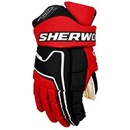 Sherwood Code Encrypt Pro JR Junior, black-red-white, 12", SW25 - Hockey Gloves