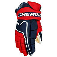 Sherwood Code Encrypt Pro SR Senior, dark blue-red-white, SW25 - Hockey Gloves