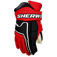 Sherwood Code Encrypt Pro SR Senior, black-red-white, 14", SW25 - Hockey Gloves