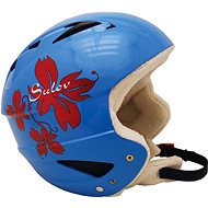 Sulov Sting, blue gloss - flower - Ski Helmet