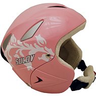 Sulov Ranger, pink gloss - flower - Ski Helmet