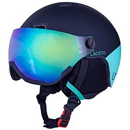 LACETO Ski Helmet Tempesta Black-Turquoise M - Ski Helmet
