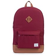 Herschel Heritage Windsor Wine / Tan Synthetic Leather - City Backpack